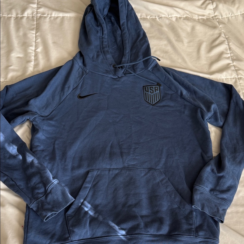 Nike Men's Blue Pullover Hoodie
